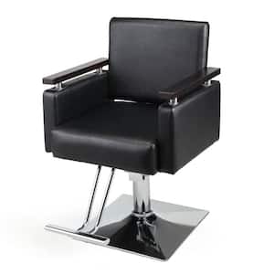 Hydraulic Barber Chair, Heavy-Duty Styling Chair with 360 Degree Rotation for Barber Shop, Beauty Salon, Spa, Black