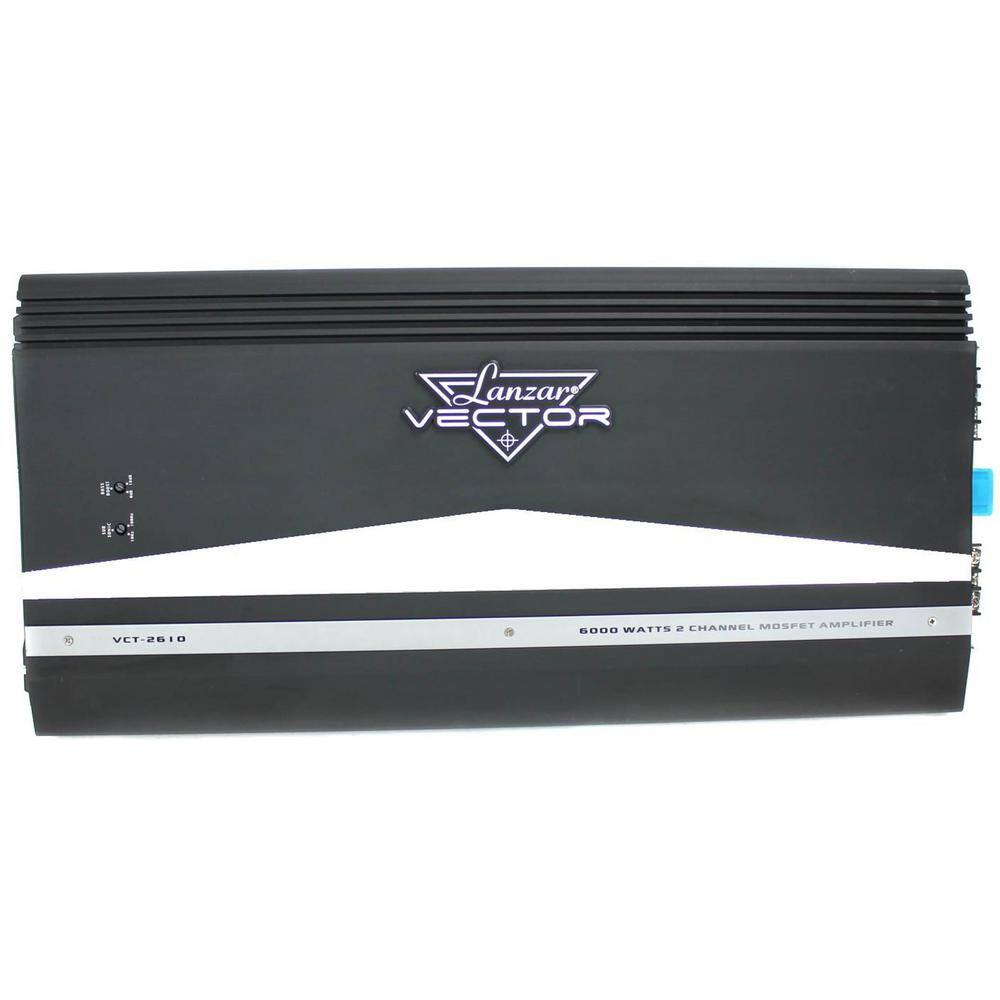 Lanzar AUDIO 6000Watt 2 Channel Car Amplifier Power Amp Stereo MOSFET