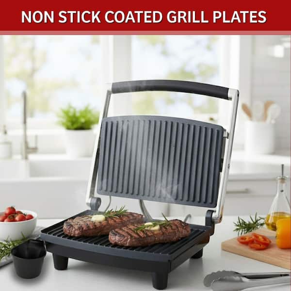 Chef Buddy Panini Press Grill and Gourmet Sandwich Maker W030058