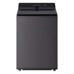 5.0 cu. ft. Top Load Washer, TurboWash3D, Wi-fi, Easy Unload, Inverter Direct Drive Motor in Platinum Black