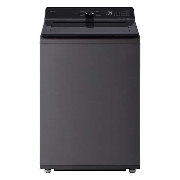 LG 5.0 cu.ft. SMART Top Load Washer in Platinum Black with TurboWash, Easy Unload and AI Sensing