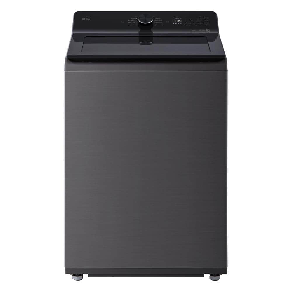 5.0 cu.ft. SMART Top Load Washer in Platinum Black with TurboWash, Easy Unload and AI Sensing