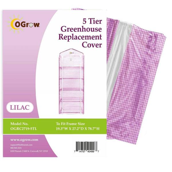 Ogrow 5-Tier Greenhouse PE Replacement Cover