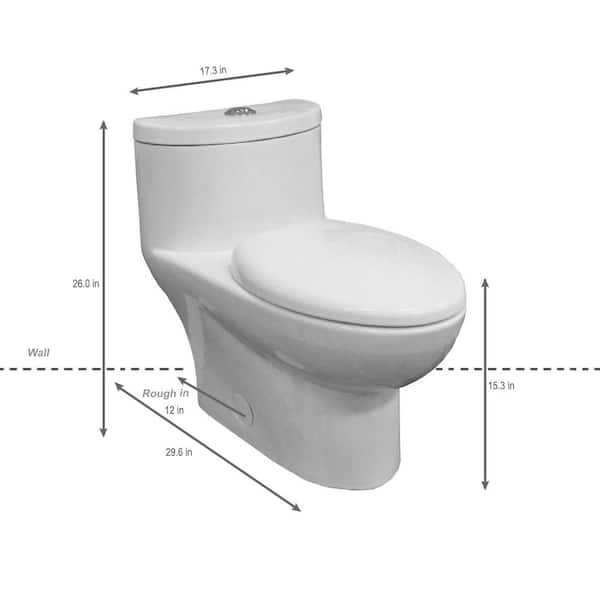 Tofino Complete 1-Piece 1.1 GPF Dual Flush Elongated Toilet in White with Slow Close Seat