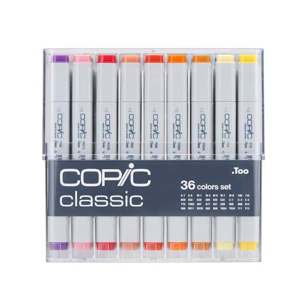 Copic Sketch Marker Set, 36 Colors - FLAX art & design