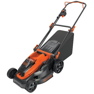 black & decker electric lawn mower