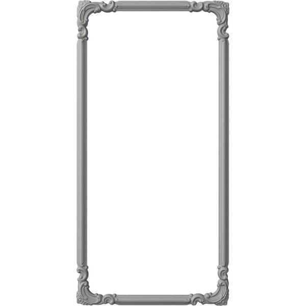 Ekena Millwork 24 in. W x 48 in. H Unfinished Polyurethane Ashford Panel Moulding Kit (Single Panel)