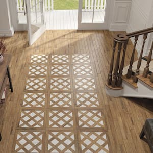 Kings Forest Natural 17-3/4 in. x 2-7/8 in. Ceramic Floor and Wall Tile (9.25 sq. ft./Case)