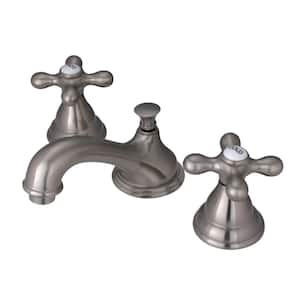 Royale 8 in. Widespread 2-Handle Bathroom Faucet in Brushed Nickel