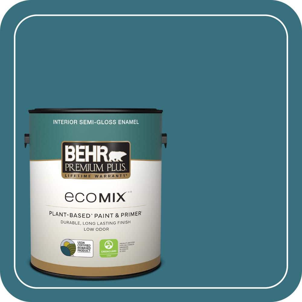 1 gal. #530D-7 Grand Rapids Semi-Gloss Enamel EcoMix Plant-Based Interior Paint & Primer price history on PriceWatchPro