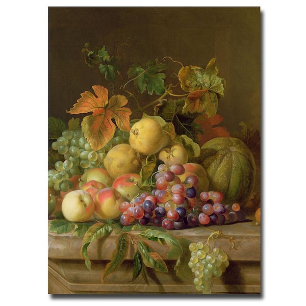Trademark Fine Art Jacob Bogdany 'A Fruit Still Life' Canvas Unframed Photography Wall Art 24 in. x 32 in
