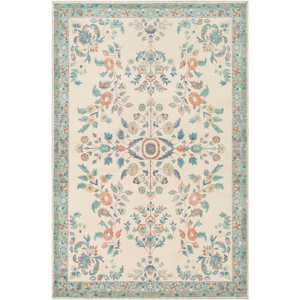 Livabliss Oshawa Cream Doormat 3 ft. x 4 ft. Indoor Area Rug