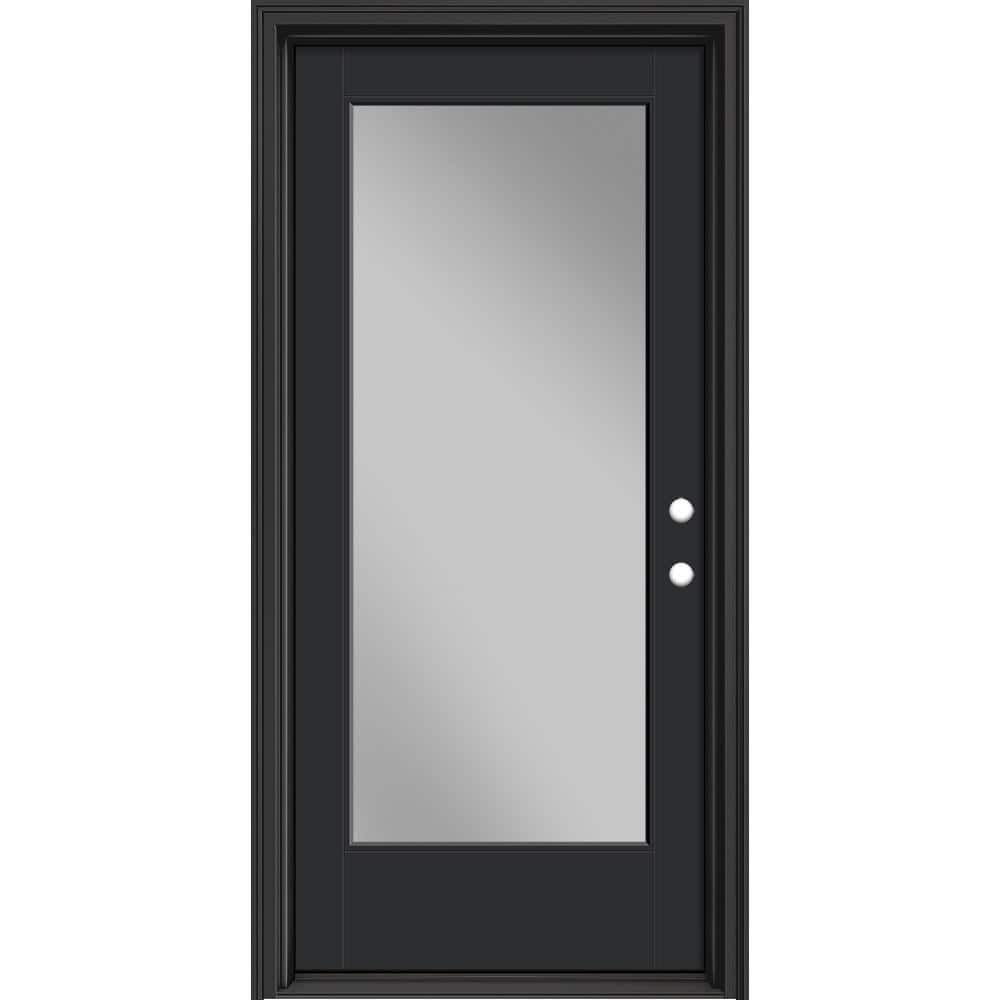 Masonite Performance Door System 36 in. x 80 in. VG Full Lite Left-Hand ...