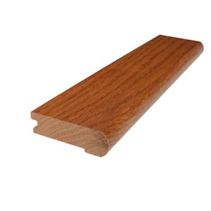 Adelle 0.75 in. Thick x 2.78 in. Wide x 78 in. Length Low Gloss Hardwood Stair Nose