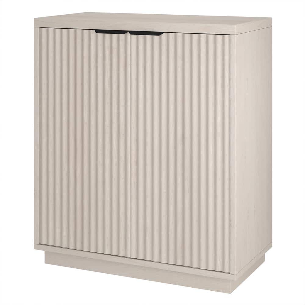 Alder White 28" Freestanding Office Cabinet with Adjustable Shelving