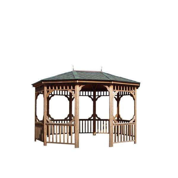 Handy Home Products Monterey 12 ft. x 16 ft. Oval Gazebo
