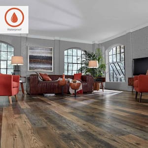 Outlast+ 6.14 in. W Honeysuckle Oak Waterproof Laminate Wood Flooring (451.36 sq. ft./pallet)