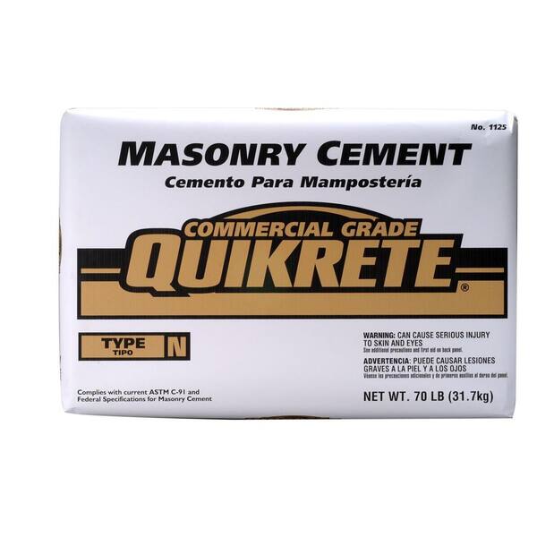 Quikrete 70 Lb Type N Masonry Cement 112570 The Home Depot