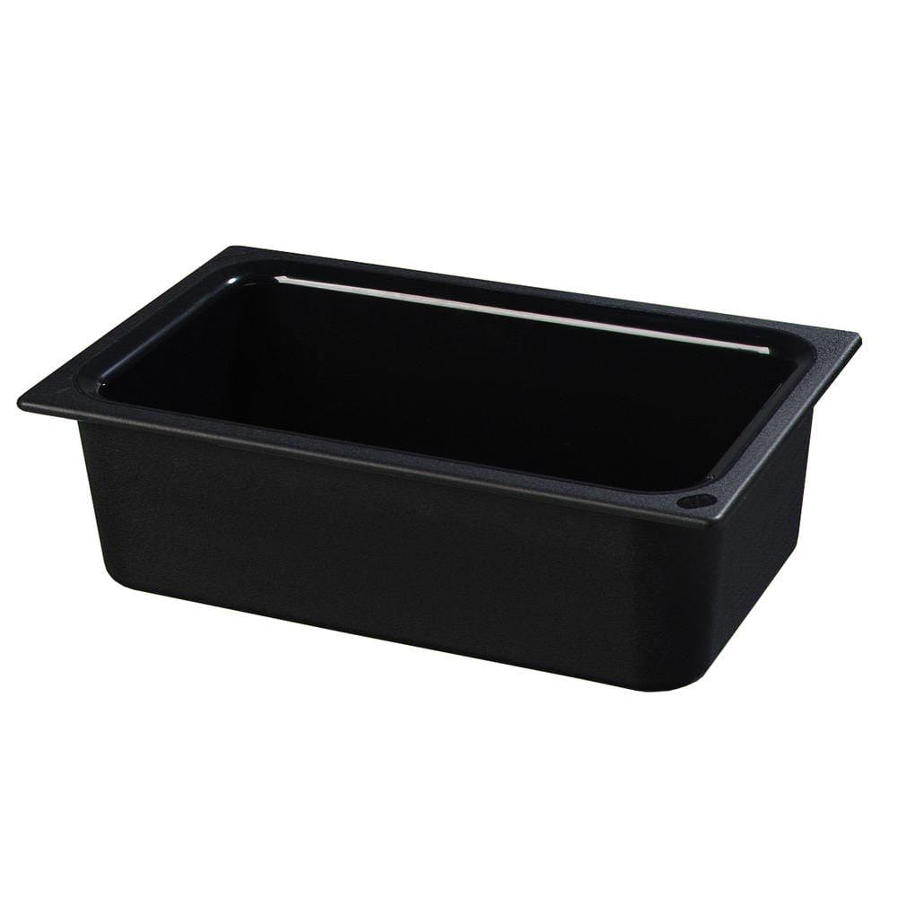 Carlisle Coldmaster 6 in. Full Size Deep Black Standard Food Pan ...