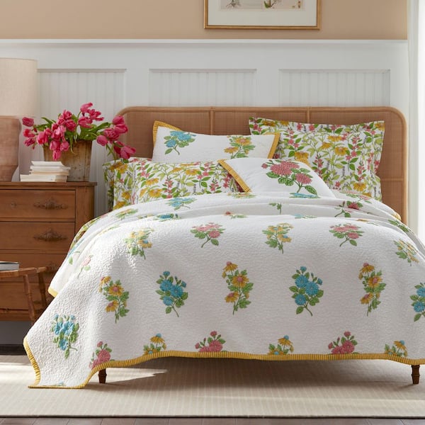 Company Cotton Lily Garden Cotton Coverlet
