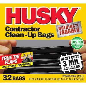 42 Gal. Heavy-Duty Contractor Clean-Up Bags with 20% PCR (32-Count)