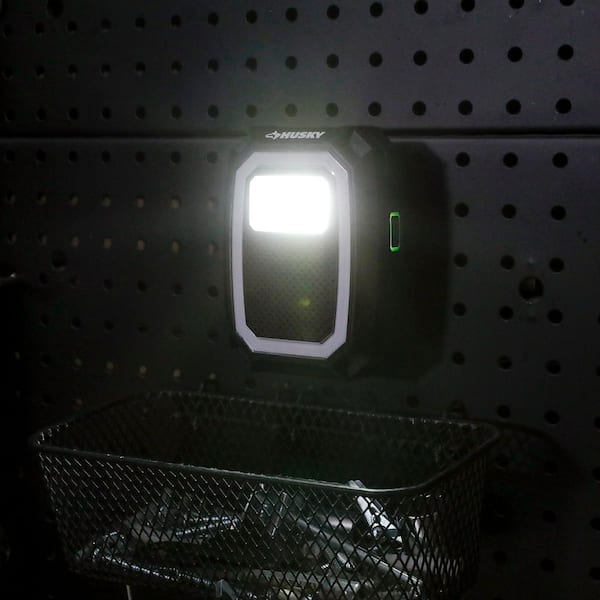 Husky 1000 Lumen Rechargeable Color Changing Utility Light with