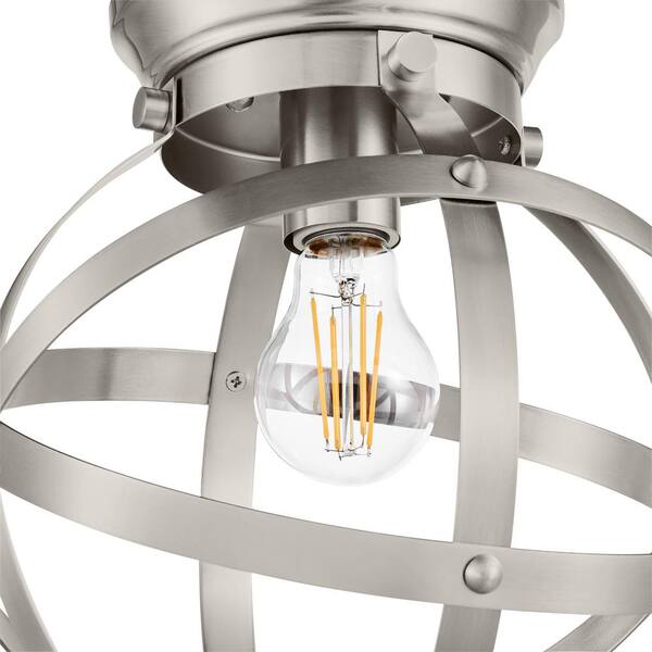 Home Decorators Collection 10 5 In 1 Light Brushed Nickel Round Flush Mount Modern Ceiling Hb1080 35 - Home Decorators Collection Light Installation Home Decorators Collection 10 5 In 1 Light Brushed Nickel Round Flush Mount Modern Ceiling Hb1080 35 - Home Decorators Collection Light Installation