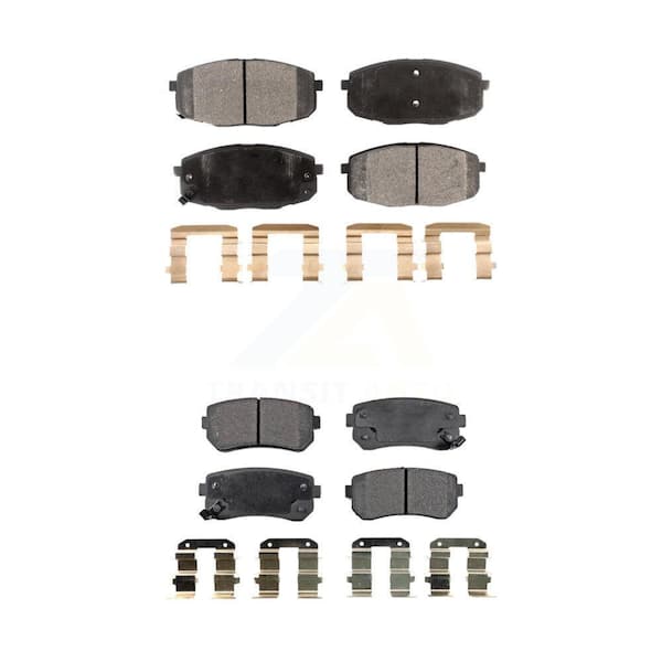 TEC Front Rear Ceramic Brake Pads Kit For Hyundai Elantra Kia Forte Koup Forte5 KTC-100176