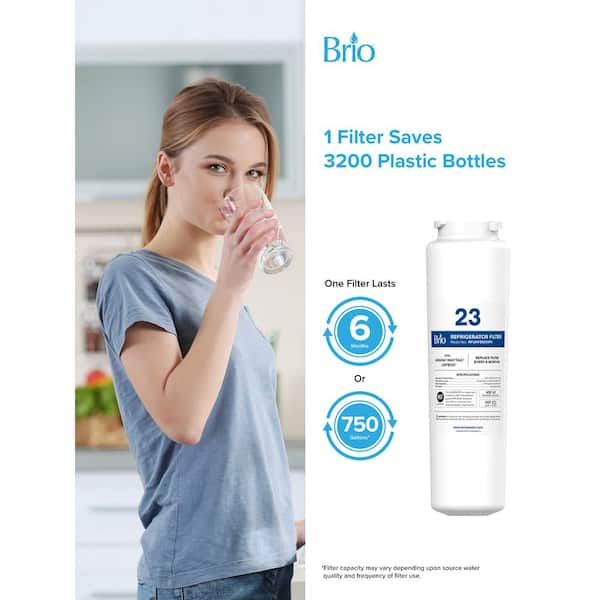 Brio Replacement Refrigerator Filter for Amana/Maytag UKF8001,3