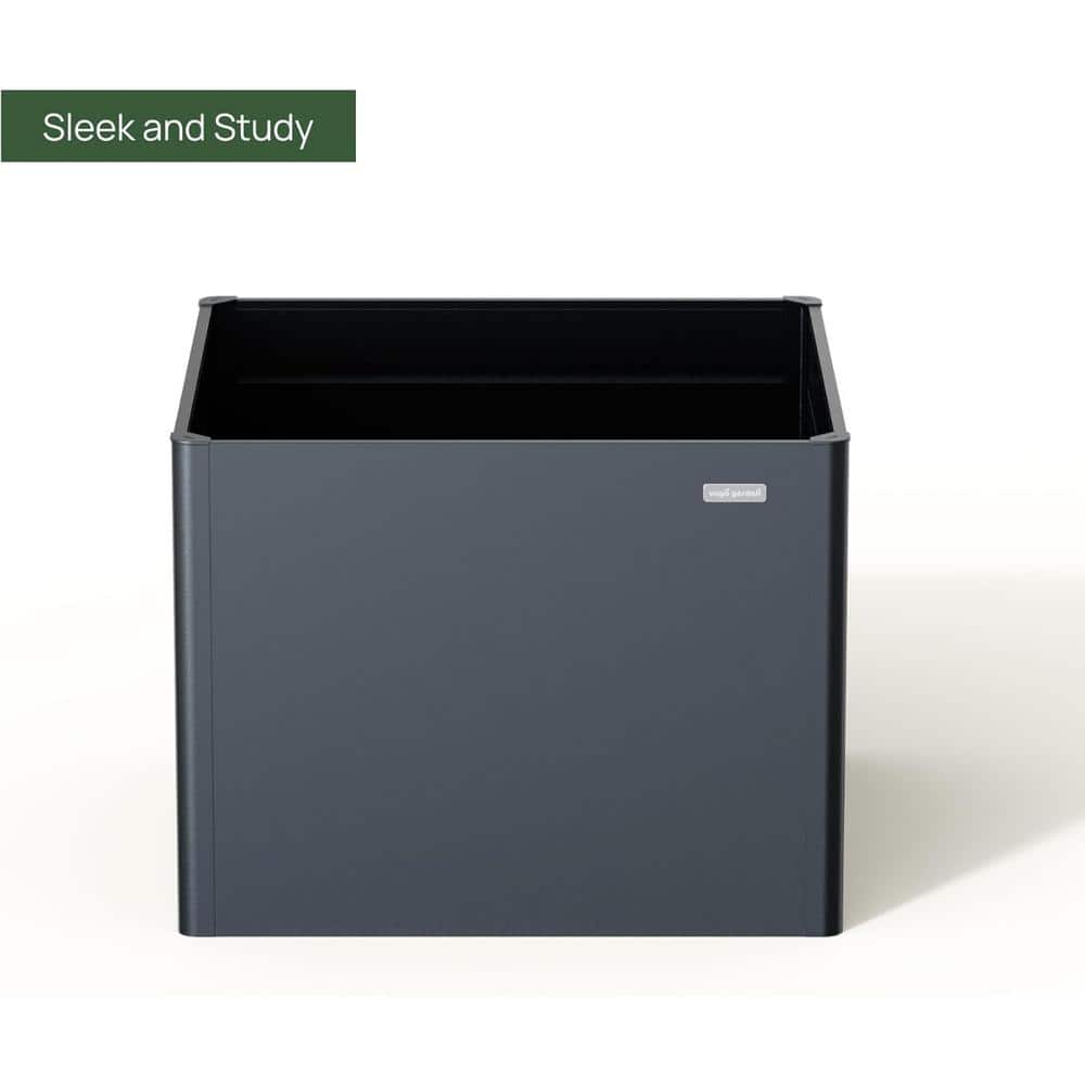 Midnight Blue Extra Tall Modern Metal Raised Garden Bed