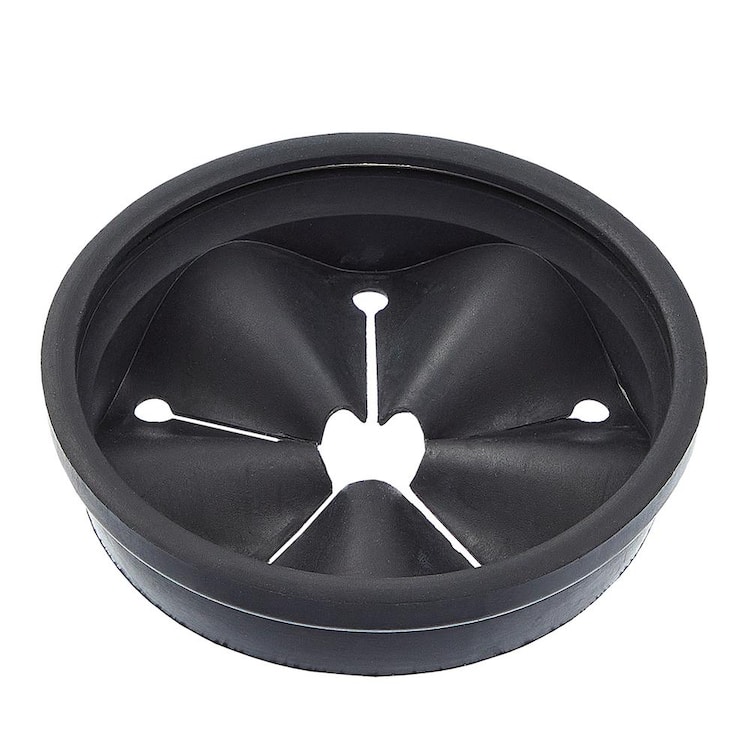 Everbilt 3-3/8 in. Rubber Disposer Splash Guard in Black