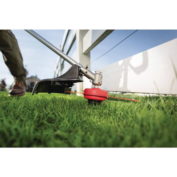 Troy Bilt 30 Cc 4 Cycle Straight Shaft Gas Trimmer With Attachment Capabilities Tb304h The Home Depot