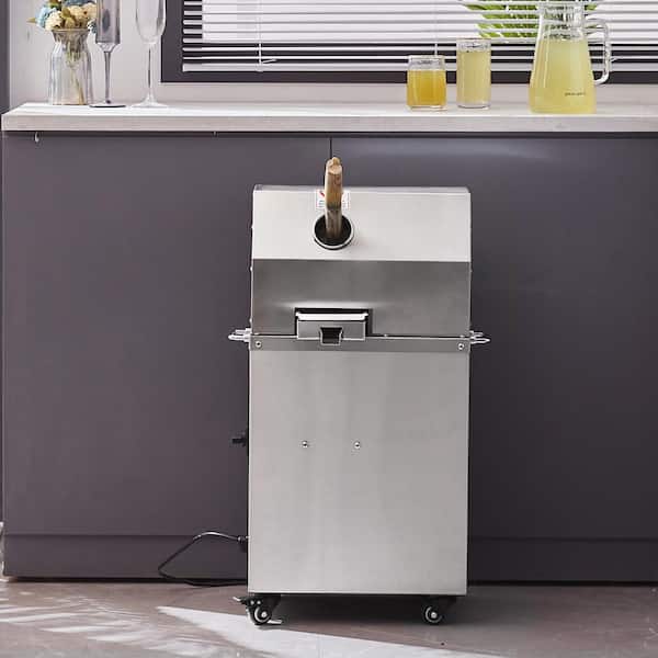 Electric Sugar Cane Juicer, 800W Sugarcane Juicer Machine, 661 LBS. /H Output, 3 Stainless Steel Rollers 2025 Upgrade