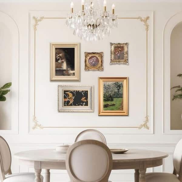 8 x 10 Brown Wood Hanging Picture Frame Set of 10 HDFJ23ZVLN - The