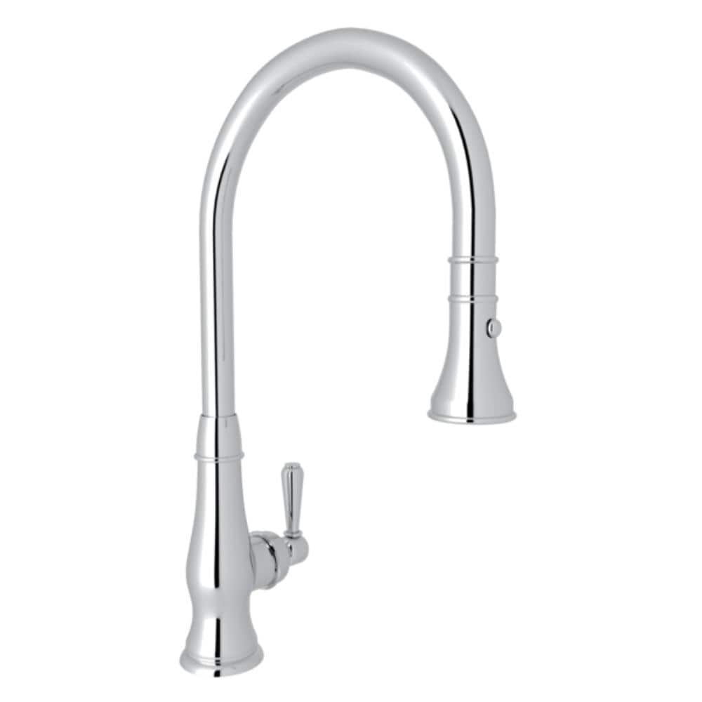 ROHL Italian Kitchen Patrizia Single-Handle Pull-Down Sprayer Kitchen ...