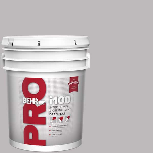 5 gal. #PPU16-10 French Lilac Dead Flat Interior Paint
