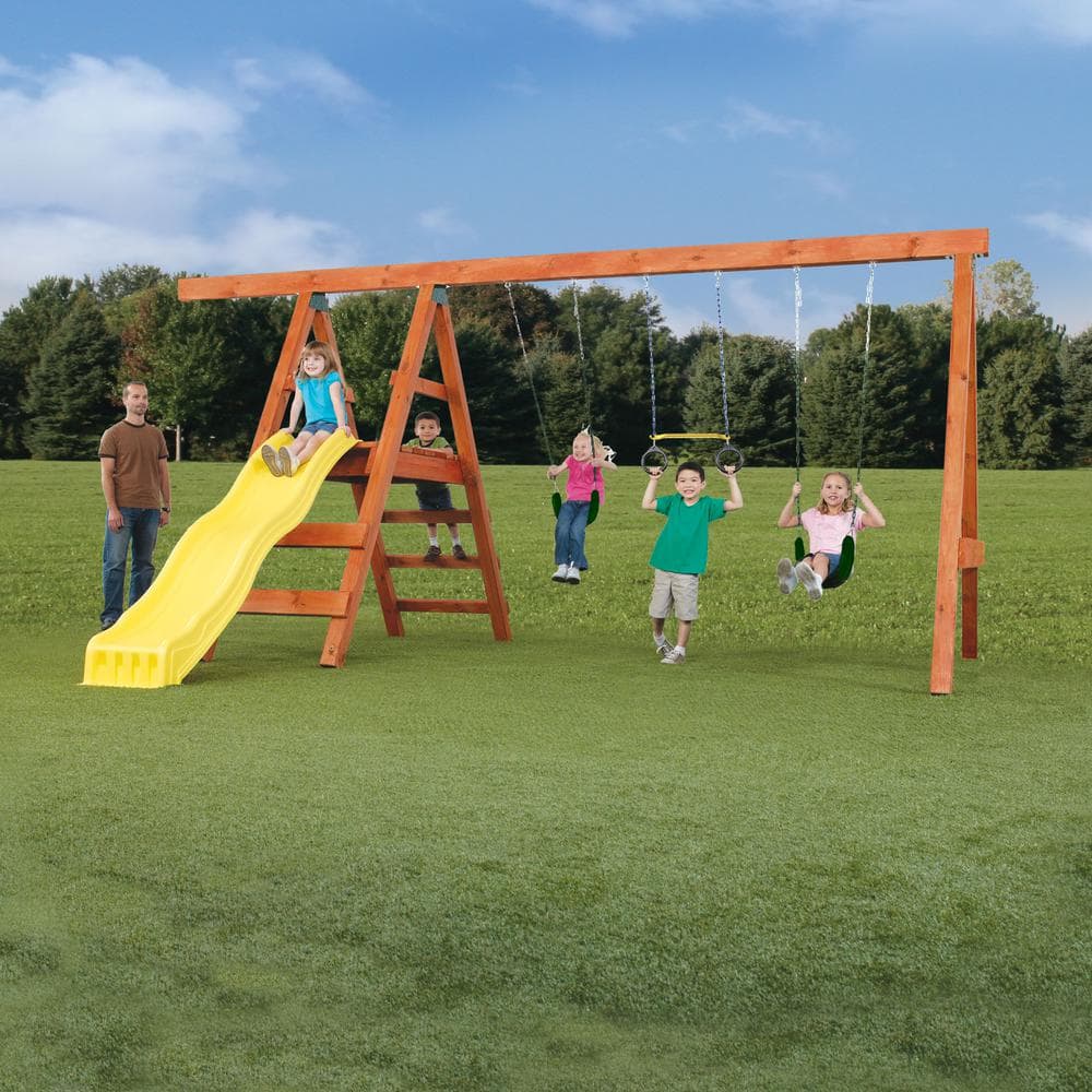 Pioneer DIY Swing Set Hardware Kit with Rings