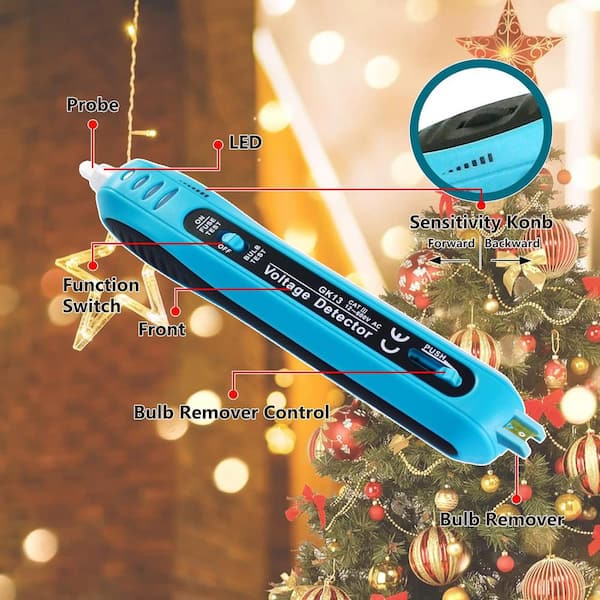 Etokfoks 12 600 Volts AC Christmas Light String Tester Non Contact