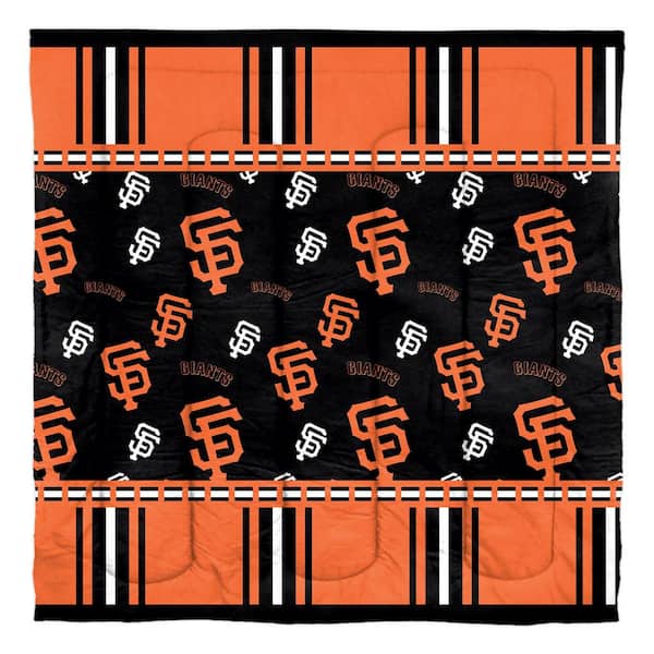 THE NORTHWEST GROUP San Francisco Giants Rotary 5-Piece Queen Size Multi Colored Polyester Bed In a Bag Set