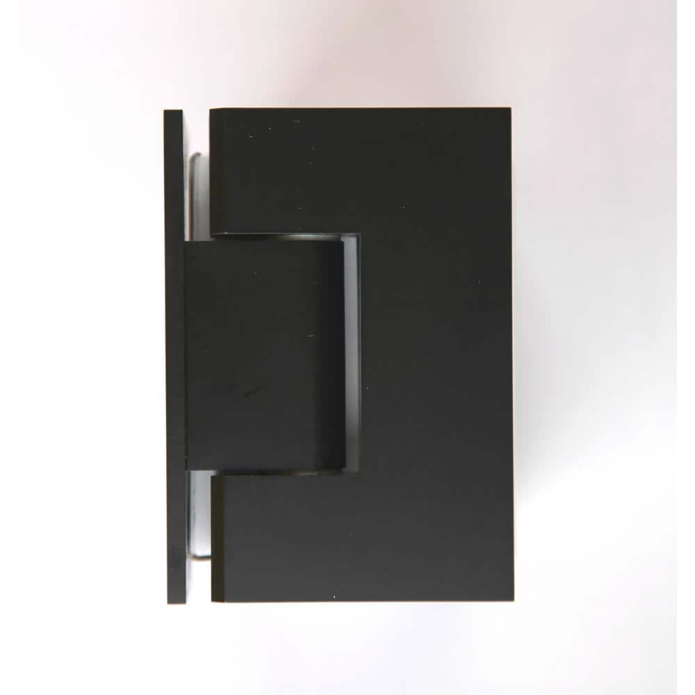 78" Frameless Clear Glass Shower Enclosure with Oil Rubbed Bronze Finish