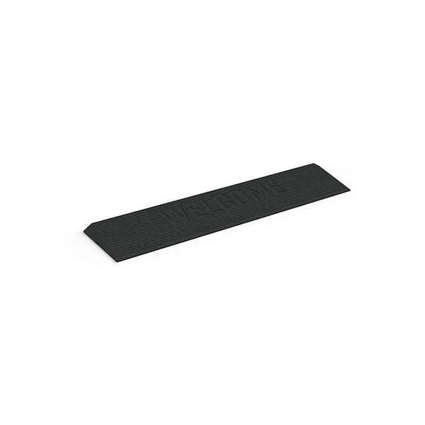 EZ-ACCESS TRANSITIONS Angled Entry Mat, Black, 1 in. TAEMBLK01 1.0