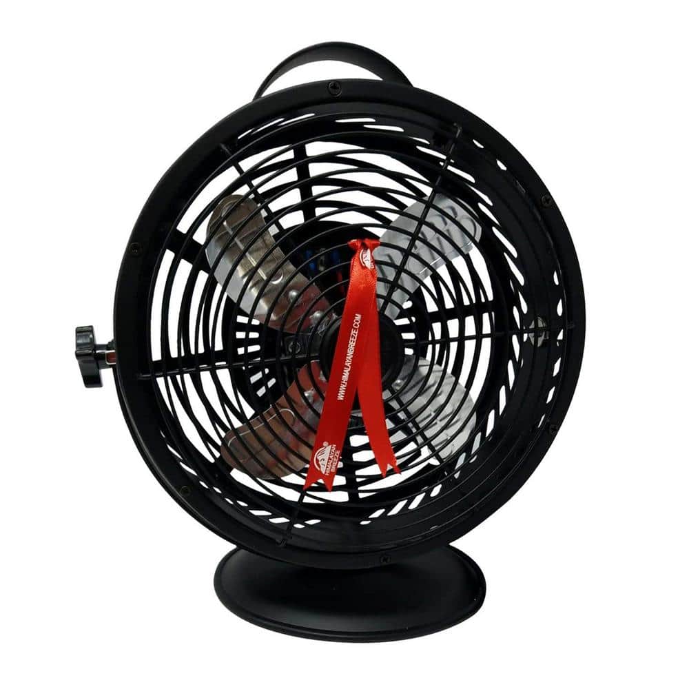 Himalayan Breeze Matte Black 109 In Portable Table Fan Hbm 7015a24 The Home Depot