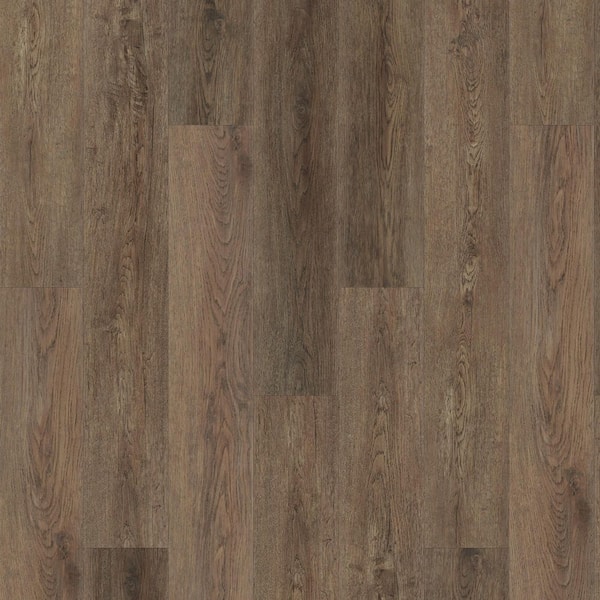 Burton 20 MIL x 7 in. W x 48 in. L Click Lock Waterproof Rigid Core Luxury Vinyl Plank Flooring (23.64 sq. ft./case)