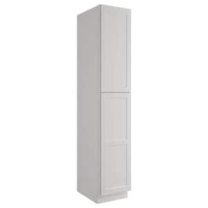 18-in W X 24-in D X 96-in H in Shaker Dove Plywood Ready to Assemble Floor Wall Pantry Kitchen Cabinet