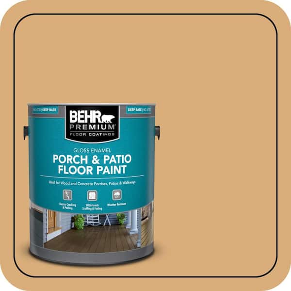 1 gal. #PPU6-05 Cork Gloss Enamel Interior/Exterior Porch and Patio Floor Paint