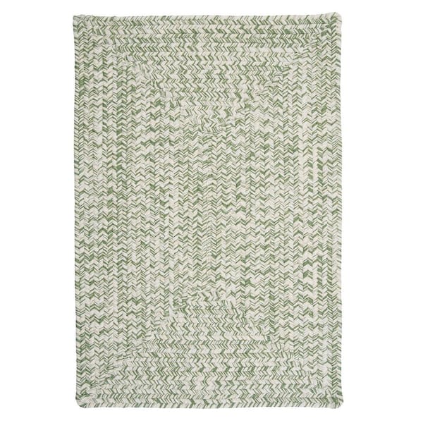 Home Decorators Collection Marilyn Tweed Moss 2 ft. x 4 ft. Rectangle Braided Area Rug