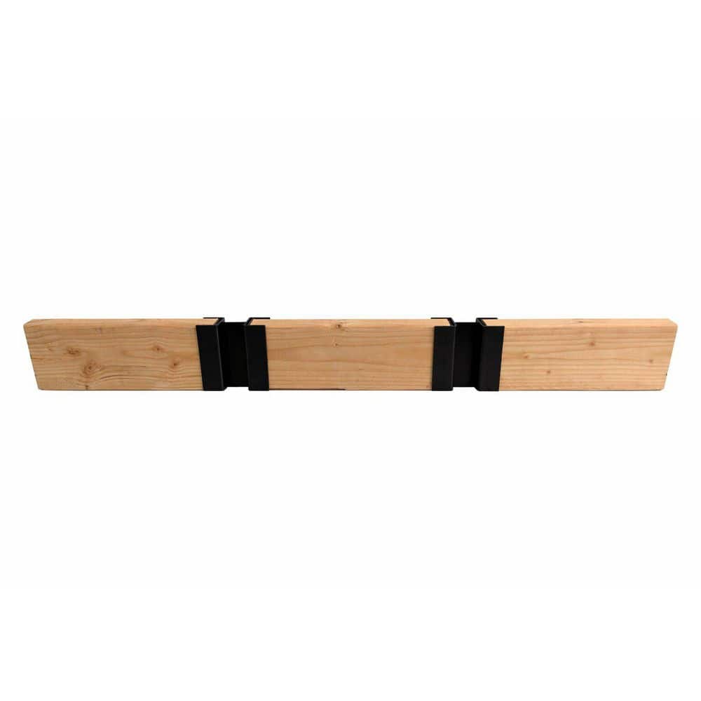 Landecor Flex Link 2 in. L x 6 in. H x 2 in. W Flexible Black