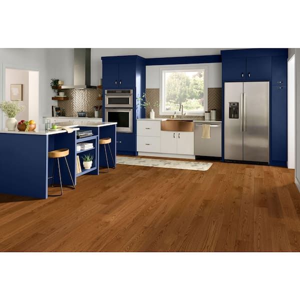Bruce Plano Gunstock Red Oak 3/8 in. T x 6.5 in. W Tongue Groove Engineered Hardwood Flooring (32.11 sq. ft./Case)