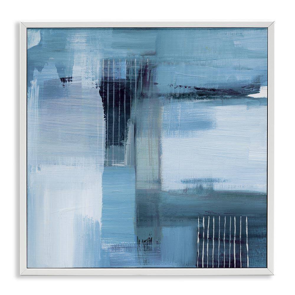 Woven Paint Streaks by Susan Jill White Framed Abstract Giclee Art Print 24 in. x 24 in. price history on PriceWatchPro