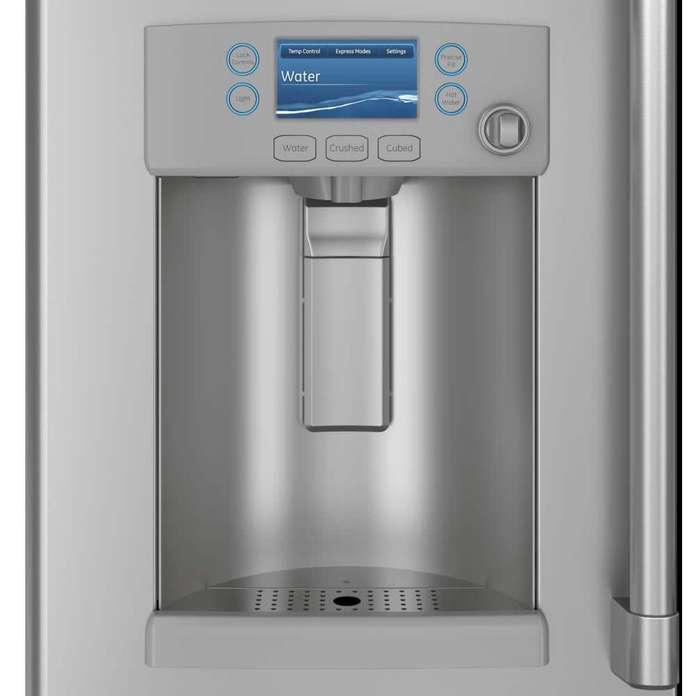 36" Stainless Steel French Door Smart Refrigerator with Hot Water Dispenser
